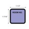 Nevs Printed Chart Labels - Room No 1-7/16" x 1-1/2" Lavender w/Black NRBP-S-LAVENDER - alternate 2